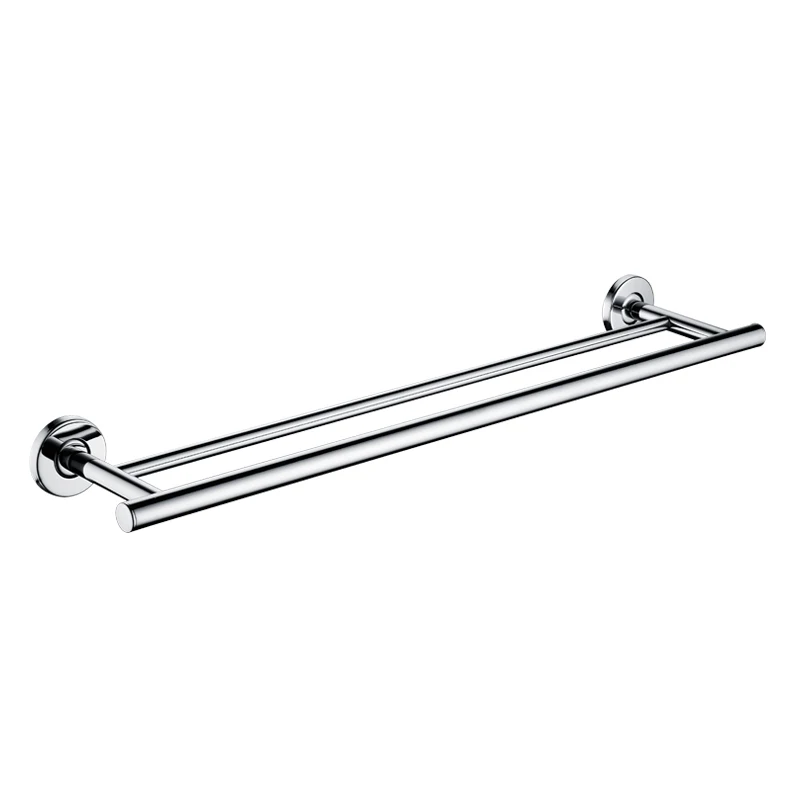 

Double Towel Bar 23.2'' Stainless Steel Bath Towel Rack for Bathroom, SUS304 Chrome Towel Holder Wall Mount