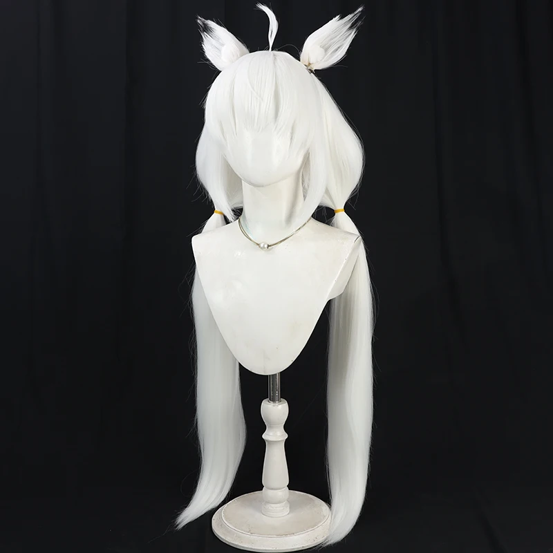 วิกคอสเพลย์ชิราคามิ ฟูบุกิ อนิเมะ วีทัวร์เบอร์ ขนาด 100 ซม. สำหรับงานปาร์ตี้ฮาโลวีน วิกผมใยสังเคราะห์ทนความร้อน + หมวกวิก