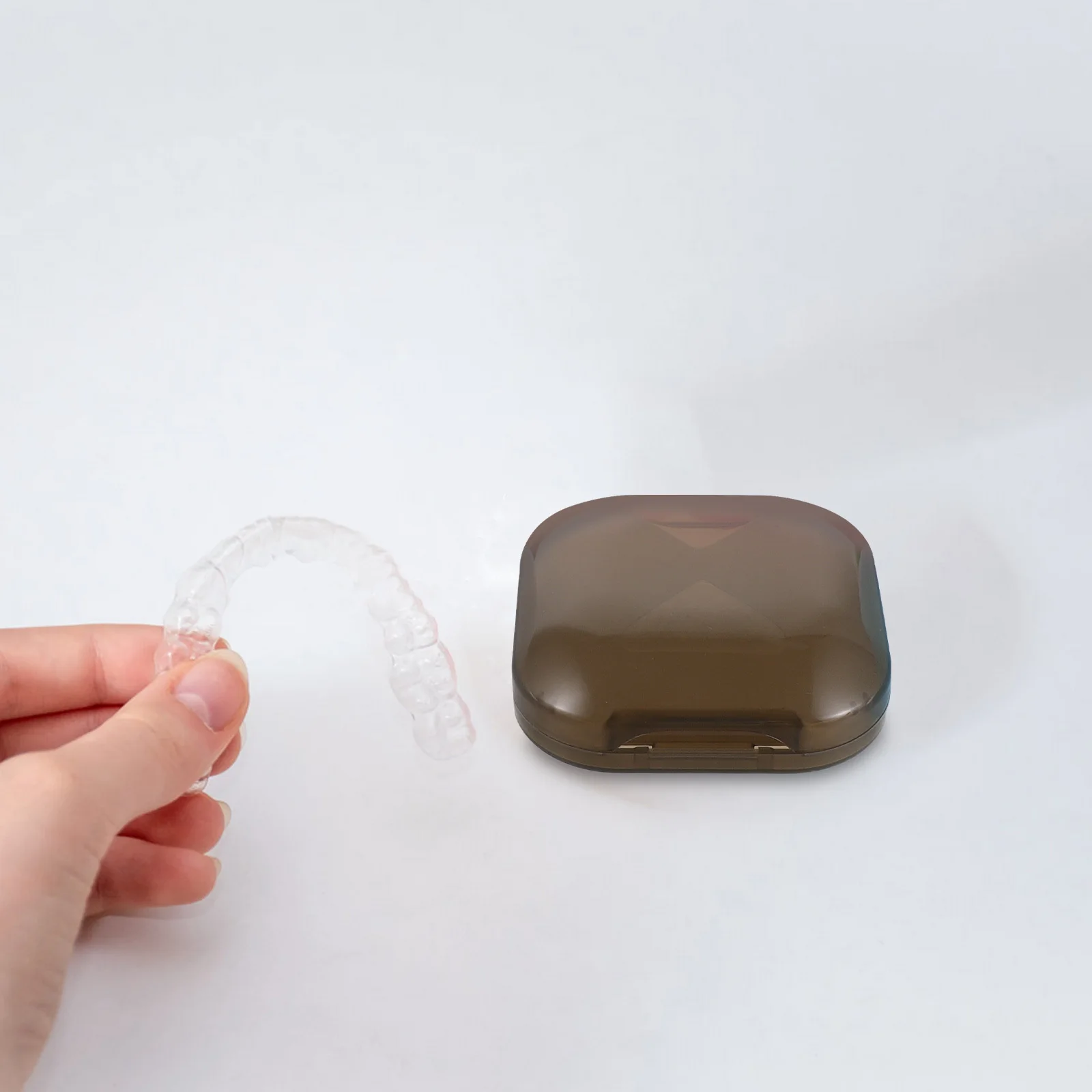 

7pcs Portable Denture Box Retainer Case Orthodontic Dental Container Leakproof Compact Travel Storage For Braces Aligner Small