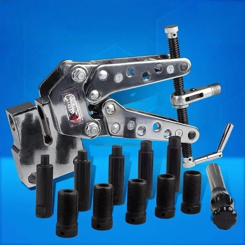 CKJ-21 Mechanical Punching Machine, Hydraulic Tool for Angle Steel Punching, Heavy-Duty Hole Puncher for Metal Processing