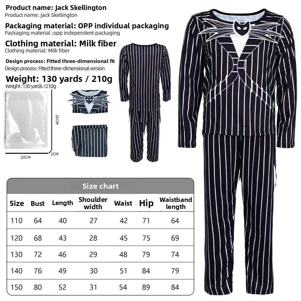 

Clete Skeleton Ja, костюм для косплея, комплект для пар, Хэллоуин, ролевой забавный наряд, в комплект входит костюм Черепа Ja