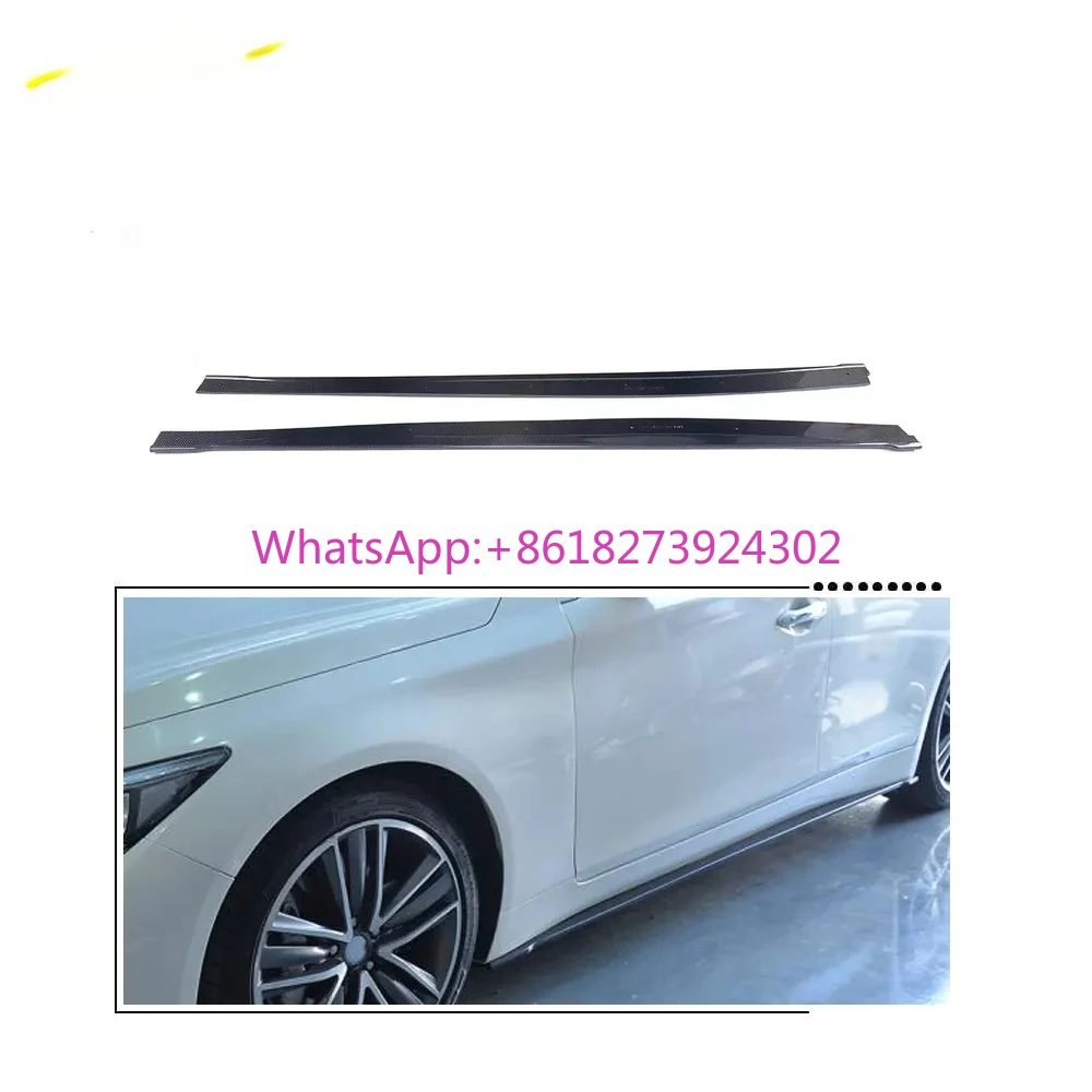 

ML Style Q50 real Carbon Fiber Side Skirt Sills for Infiniti Q50 Sedan 4-Door 13-17