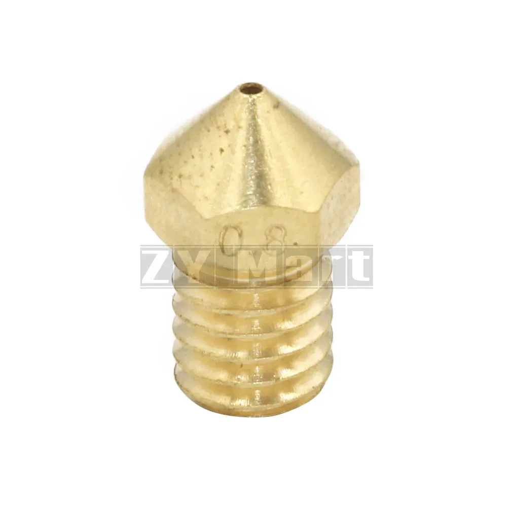 4Pcs/lot Ultimaker 2 UM2 + Extended E3D Heater Hotend Olsson Block Nozzle 0.25+0.4+0.6+0.8mm For 1.75mm / 3.0mm Filament