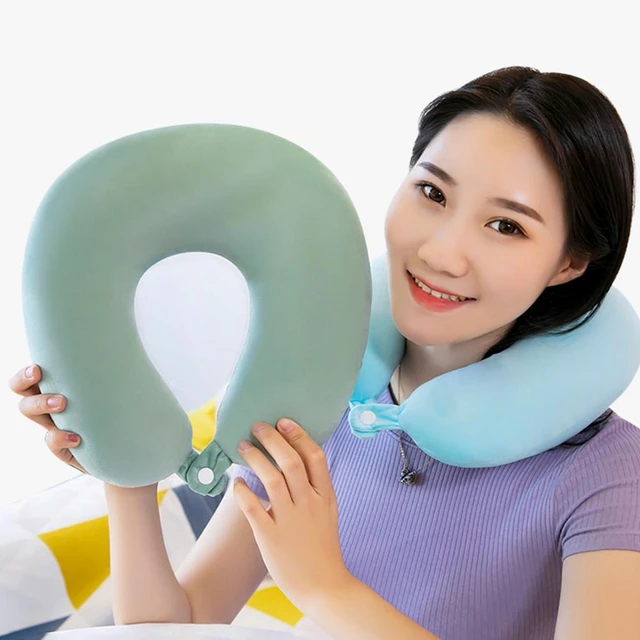 Cotton travel neck pillow best sale