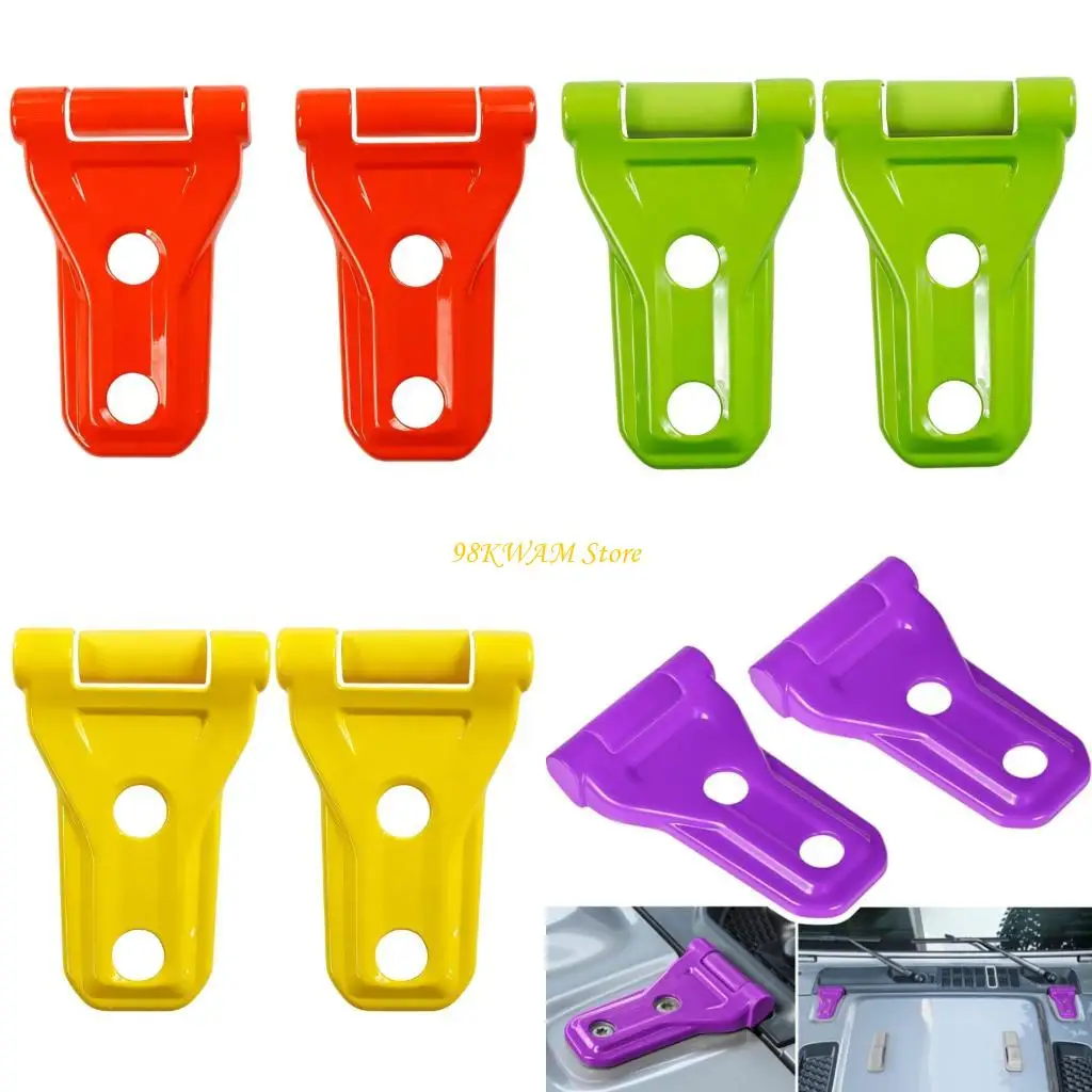 

Rugged ABS Material Hood Hinge Engine Cover Joint Pair for 18-24 Automotive Extreme Temperature Resistance Secure 68UF