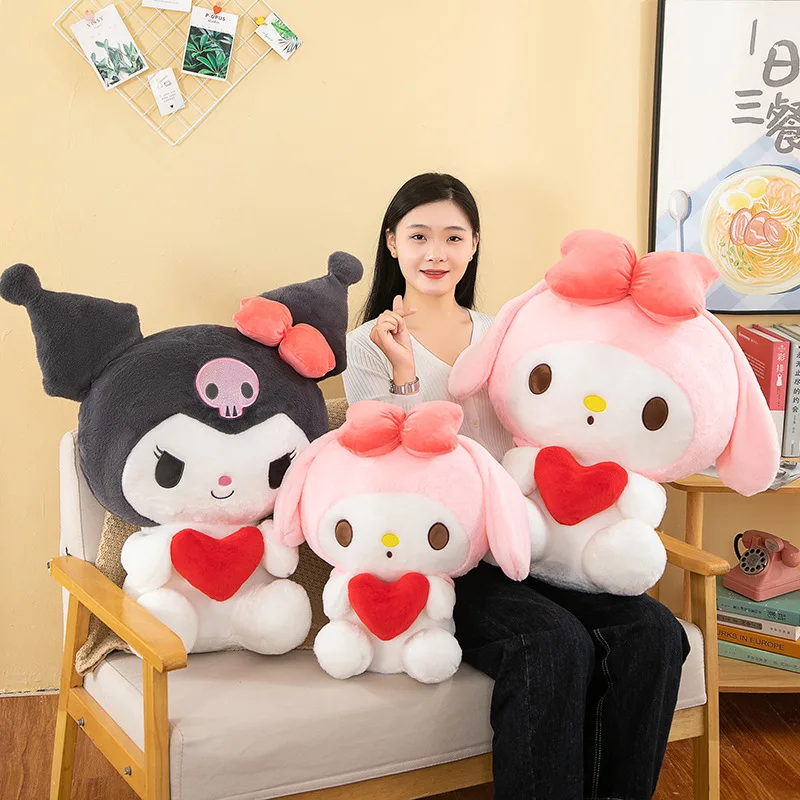 

Подушка плюшевая Sanrio Love Kuromi My Melody, 35/55/70 см