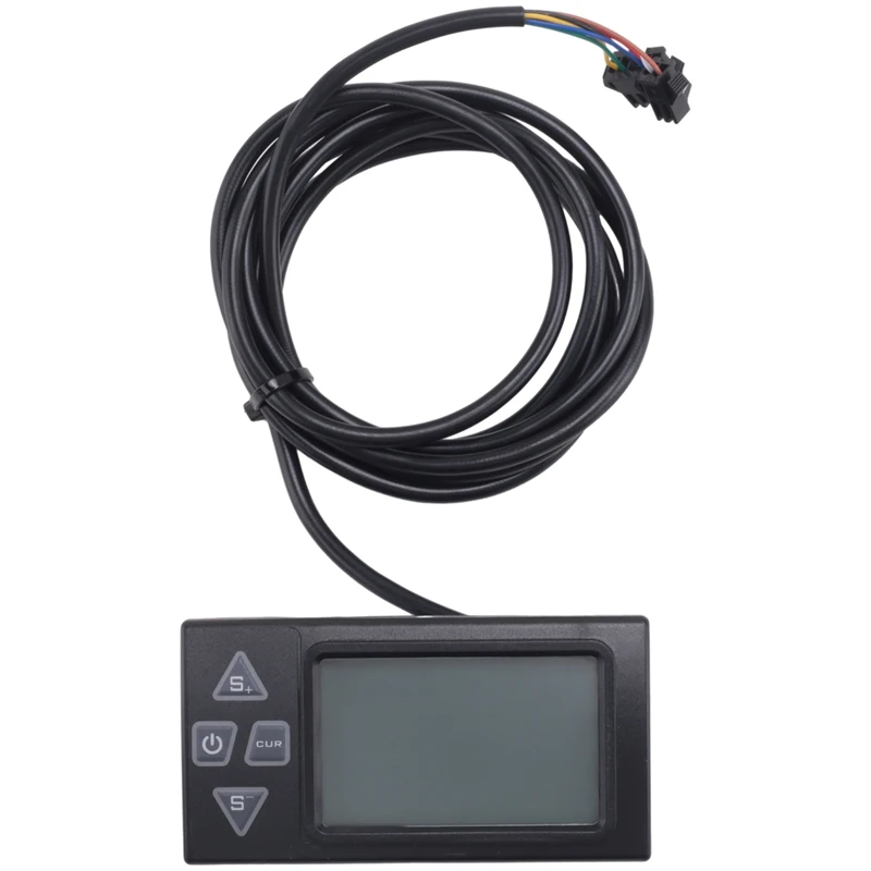 【RU09】S861 Layar LCD Ebike dengan Steker SM untuk Sepeda Listrik Panel Kontrol Pengontrol BLDC Hitam 24V-36V