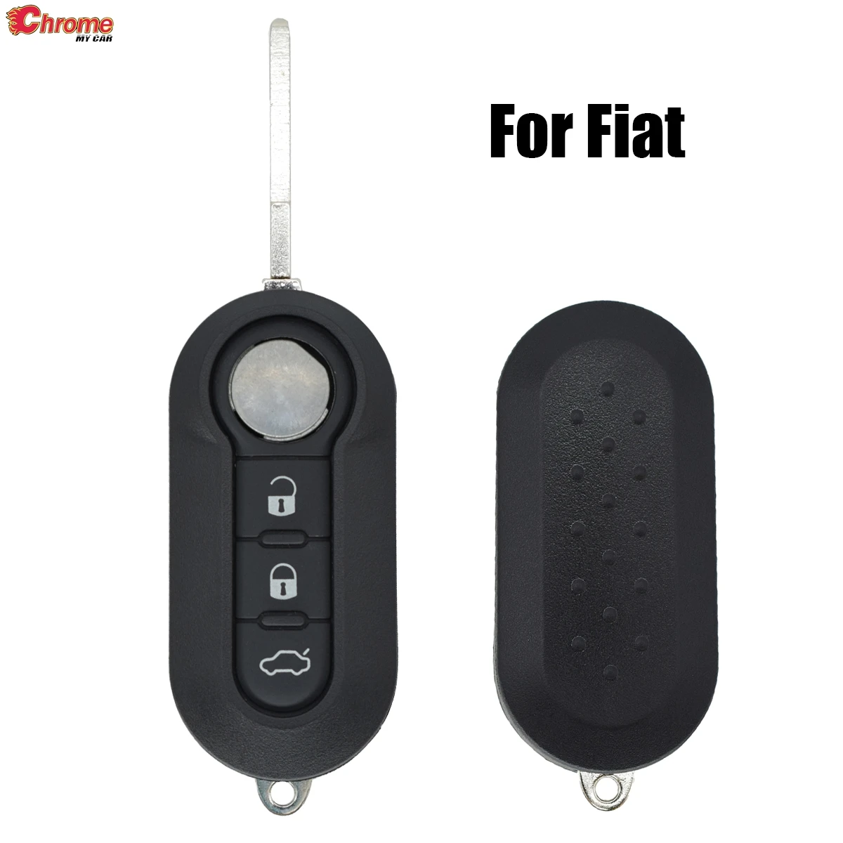 

3 Buttons Remote Modified Flip Car Key Fob Shell For Fiat 500l 500e Panda Punto Bravo Peugeot Boxer Uncut Blade Key Cover Case