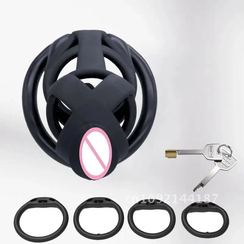 2025 Cobra Chastity Cage Embedded Prevention Lock With Catheter Cock Erotic Adult Lock Toys Abstinence Male Sex Escape Small 정조대