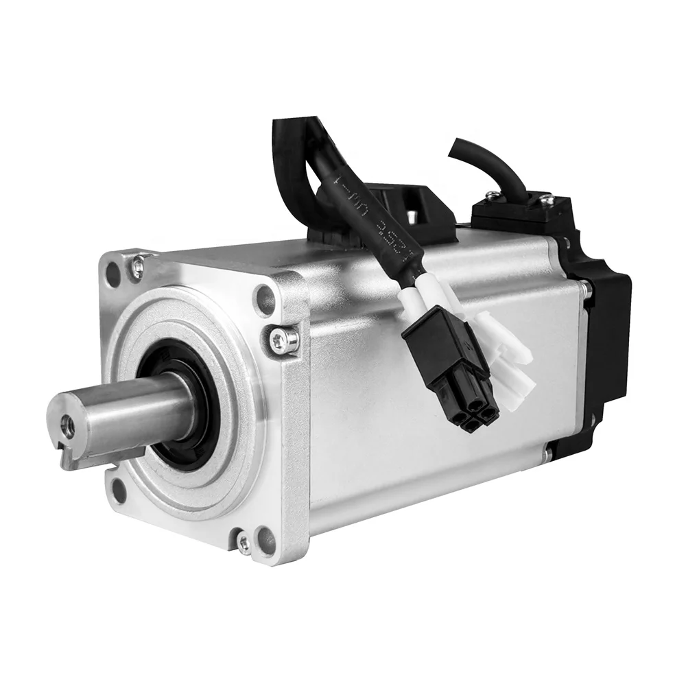 2025Hot Sales 17Bit Absolute Encoder AC Servo Motor 80mm 750W 3000rpm 220VAC Single-Phase Cheap Servo Motor Driver Side Hole for