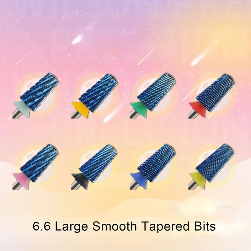 บิตที่กรอเล็บทังสเตนคาร์ไบด์3/32 "บิตตัดทำเล็บแบบหมุนสำหรับอุปกรณ์สว่านทำเล็บกำจัดเจล