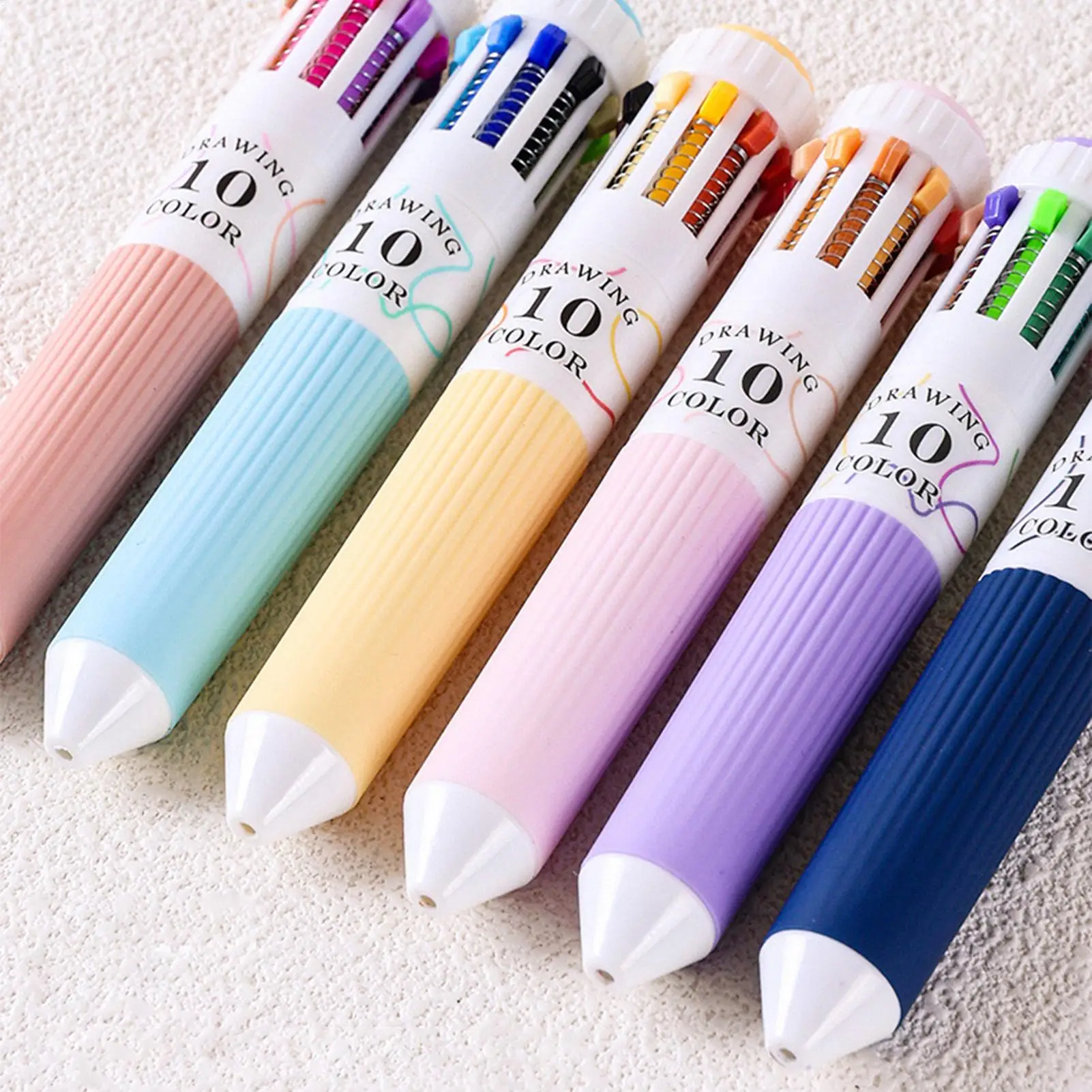 

Разноцветные ручки для детей, 0,8 мм, 60 цветов, тонкая ручка с журналом, канцелярские принадлежности для студентов, школьный планировщик для учителей