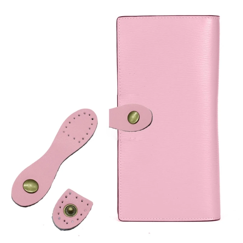 10Pcs Multifunctional Leather Snap Buckles Sew On Leather Purse Closure Fasteners Leather Snap Button Purse Making Supplies