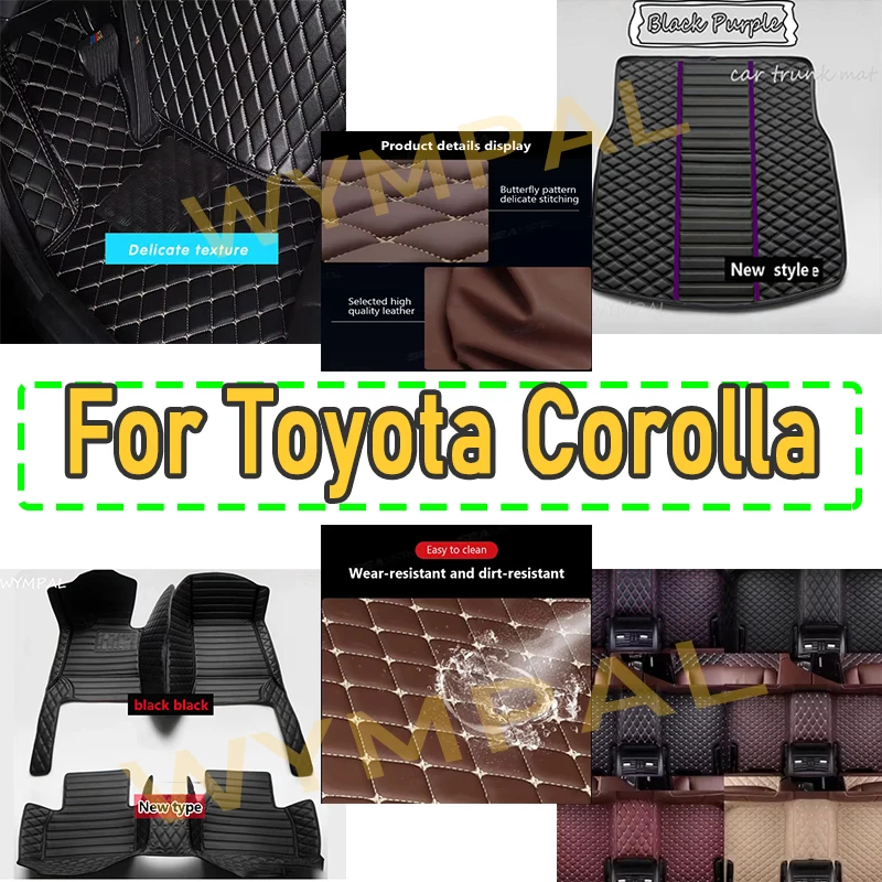 

Роскошные автомобильные коврики для Toyota Corolla E210 210 2024 2023 2022 2021 2020 2019, водонепроницаемые автомобильные аксессуары, полный чехол