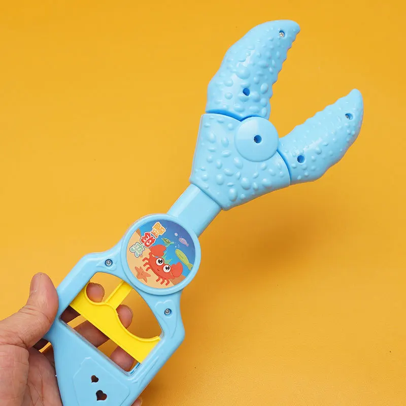 Pince à crabe amusante pour enfants, pince à crabe créative, jouet mécanique à main, farce, pince à crabe, Robot rétractable, jouet de ramassage
