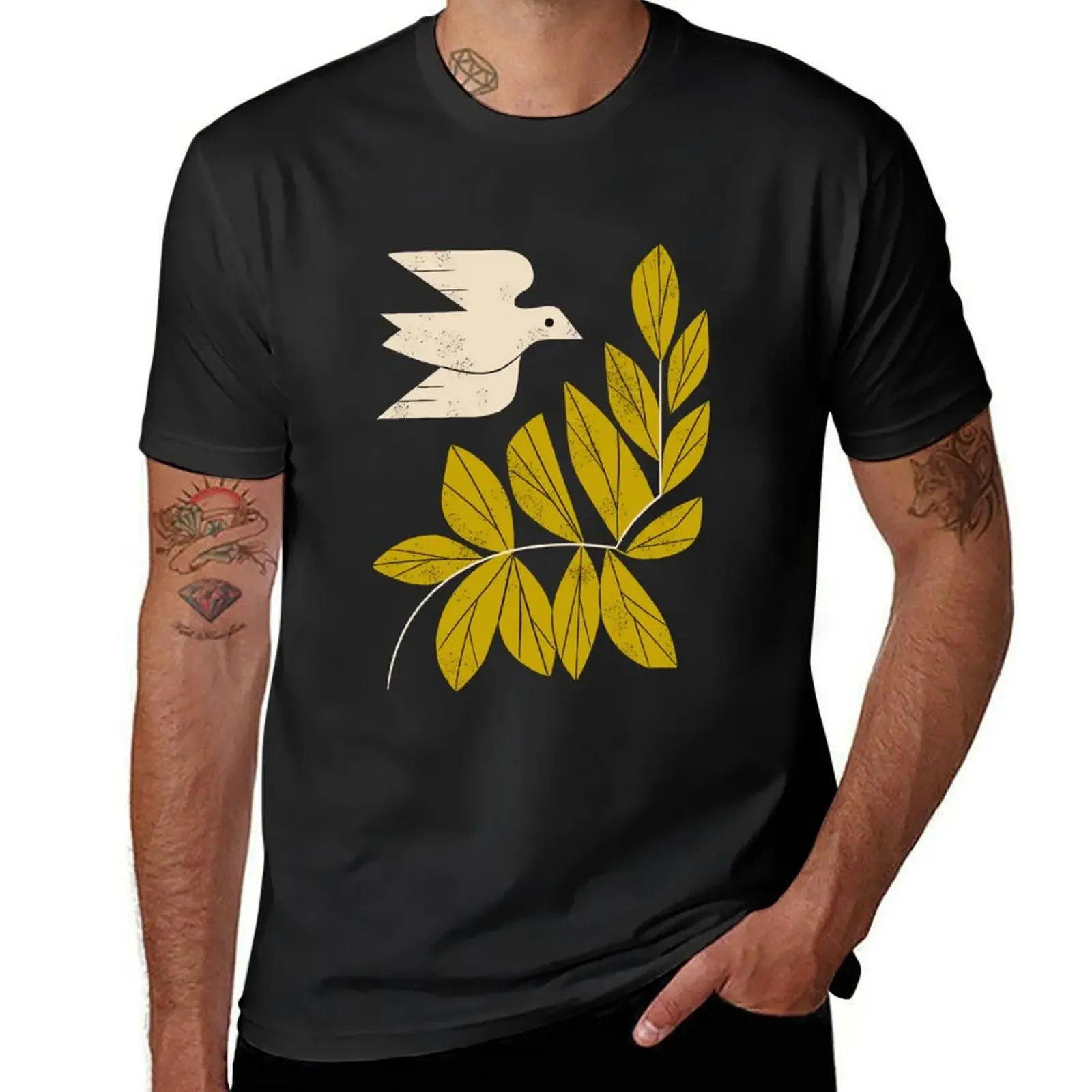 

Dove and Branch T-Shirt sublime cute clothes summer top anime stuff mens graphic t-shirts pack