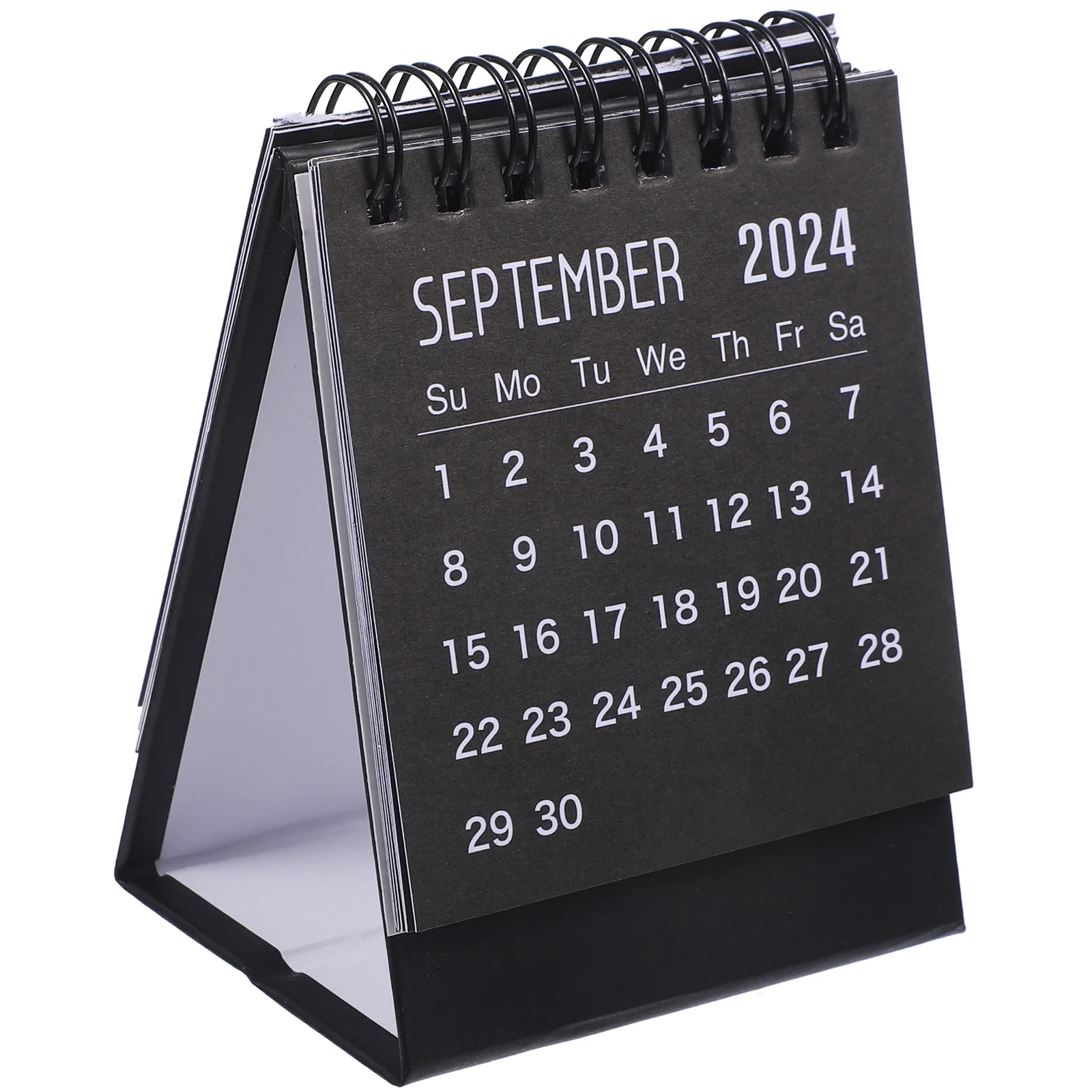 

Mini 2024 Desk Calendar Small Table Flip Calendar Desktop Standing Holder Decorative Monthly Memo for Home Office