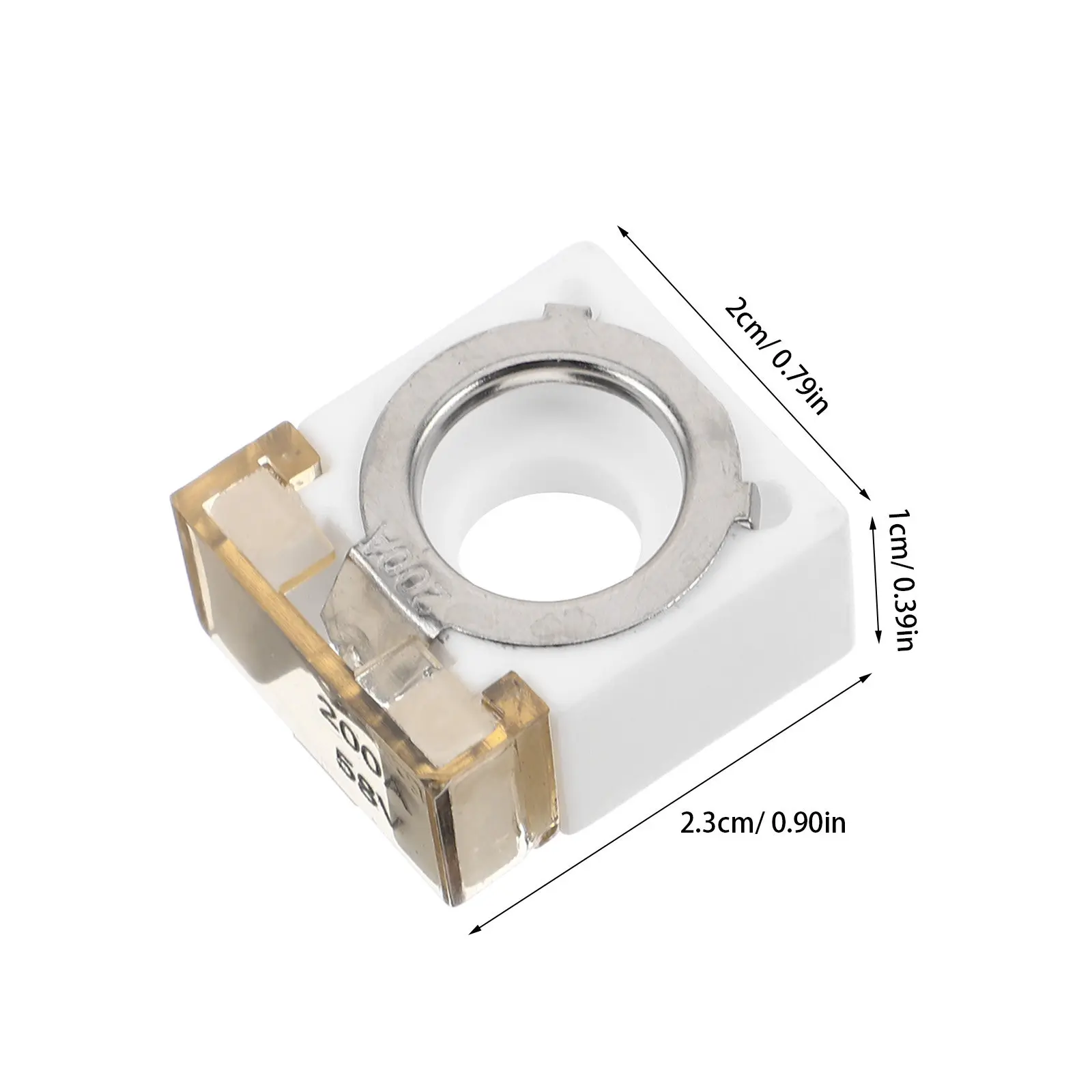 Square Battery Fuse Automotive Marine Rv Protection Terminal Heavy Duty Charging Pile Fuse Electrical Safety Accessories