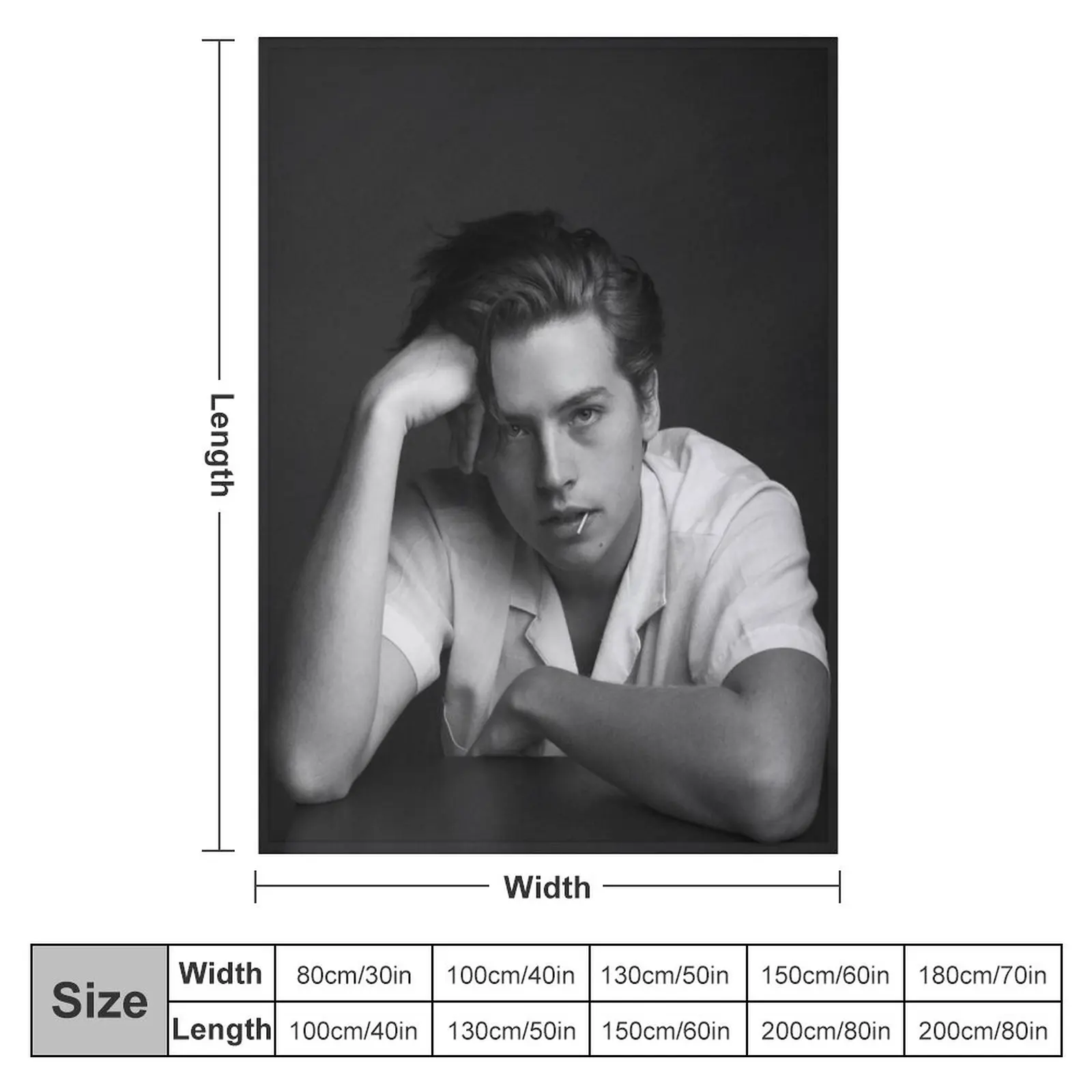 Cole Sprouse Throw Blanket Loose Blanket Blanket For Decorative Sofa