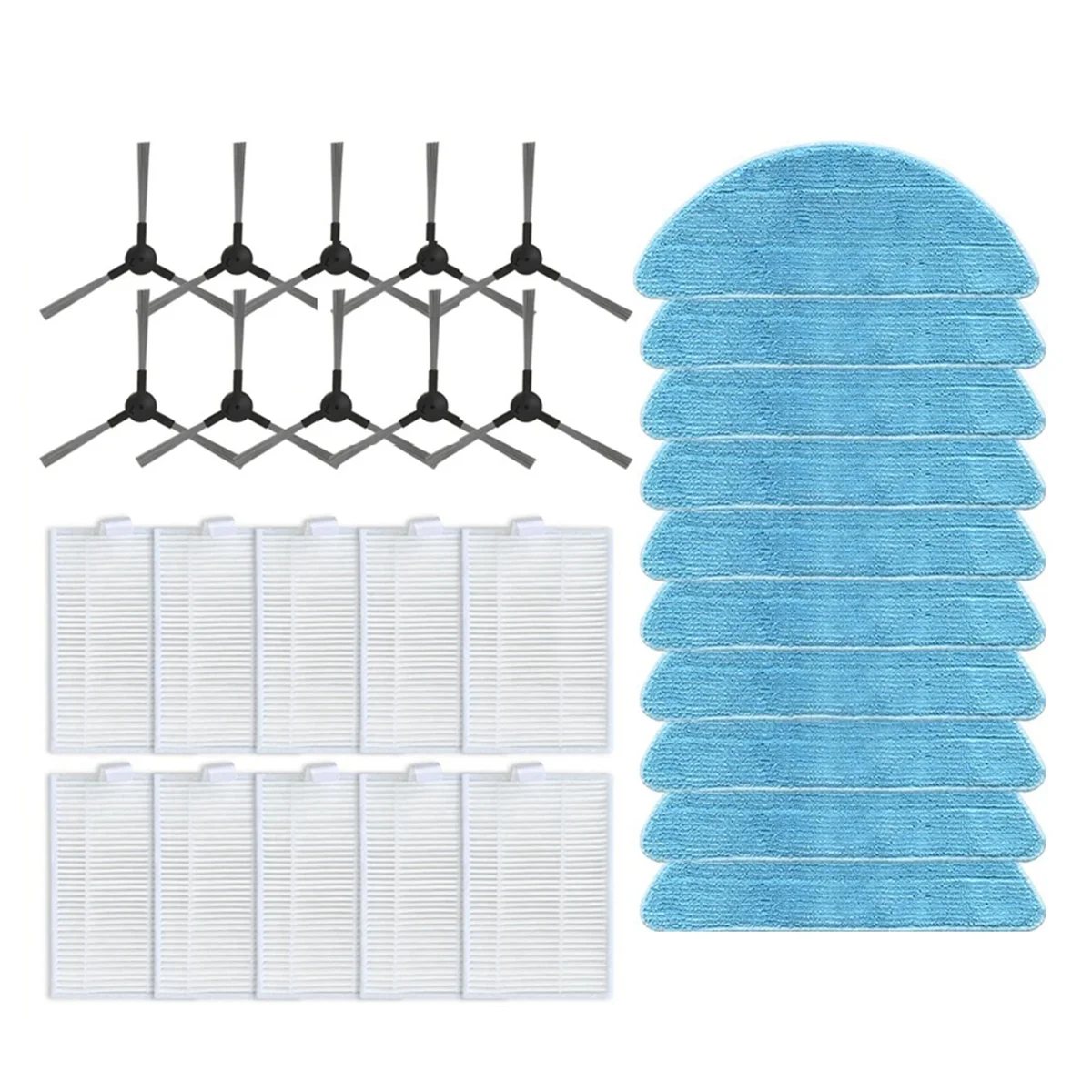 Популярная подходит для HEXO Duo, боковая щетка, фильтр Hepa, тряпка для швабры, тряпка для робота-пылесоса, запасные части, аксессуары, замена