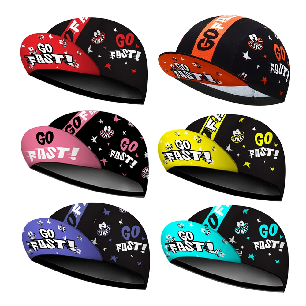 Multi Styles 6 Colors Go Fast Ride Bike New Classical Cycling Caps OSCROLLING Gorra Ciclismo Unisex