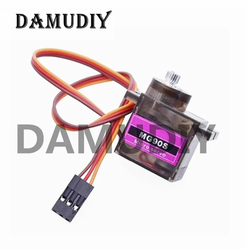 1-10PCS MG90S Micro Servo Motor Metal Gear Analog RC Servomotor 180 360 Degree  For Mini Car Airplane Helicopter Arduino Robot
