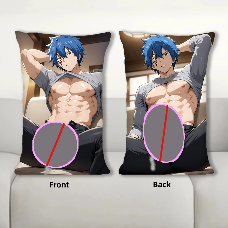

Dakimakura Anime Jellal Fernandez Sofa Cushion Body Pillow Cover Double Side Print Bedding Throw Pillow Case