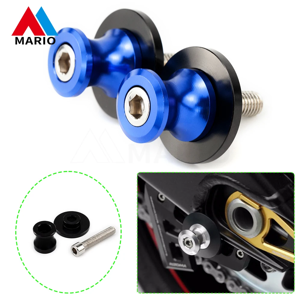 

Motorcycle 6MM CNC Aluminum Swingarm Spools Stand Screws Slider For YAMAHA Tracer 7/GT Tracer 7 TRACER 7GT 2021 2022