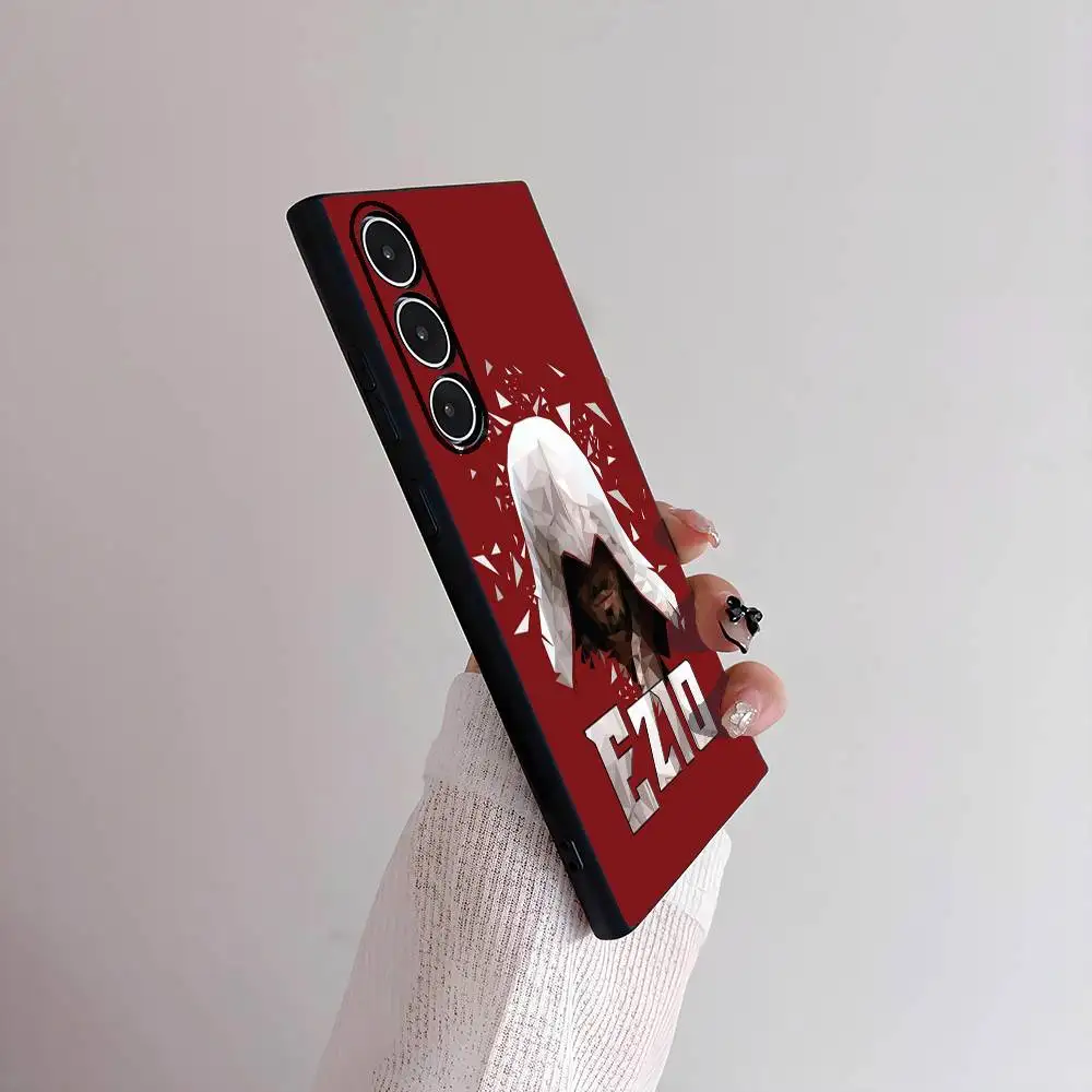 حافظة هاتف A- Assassins Game C- Creed-d لهاتف S Series S21 S22 S23 S24 S25 FE Plus حافظة فائقة من مادة البولي يوريثان الناعمة والصديقة للبشرة