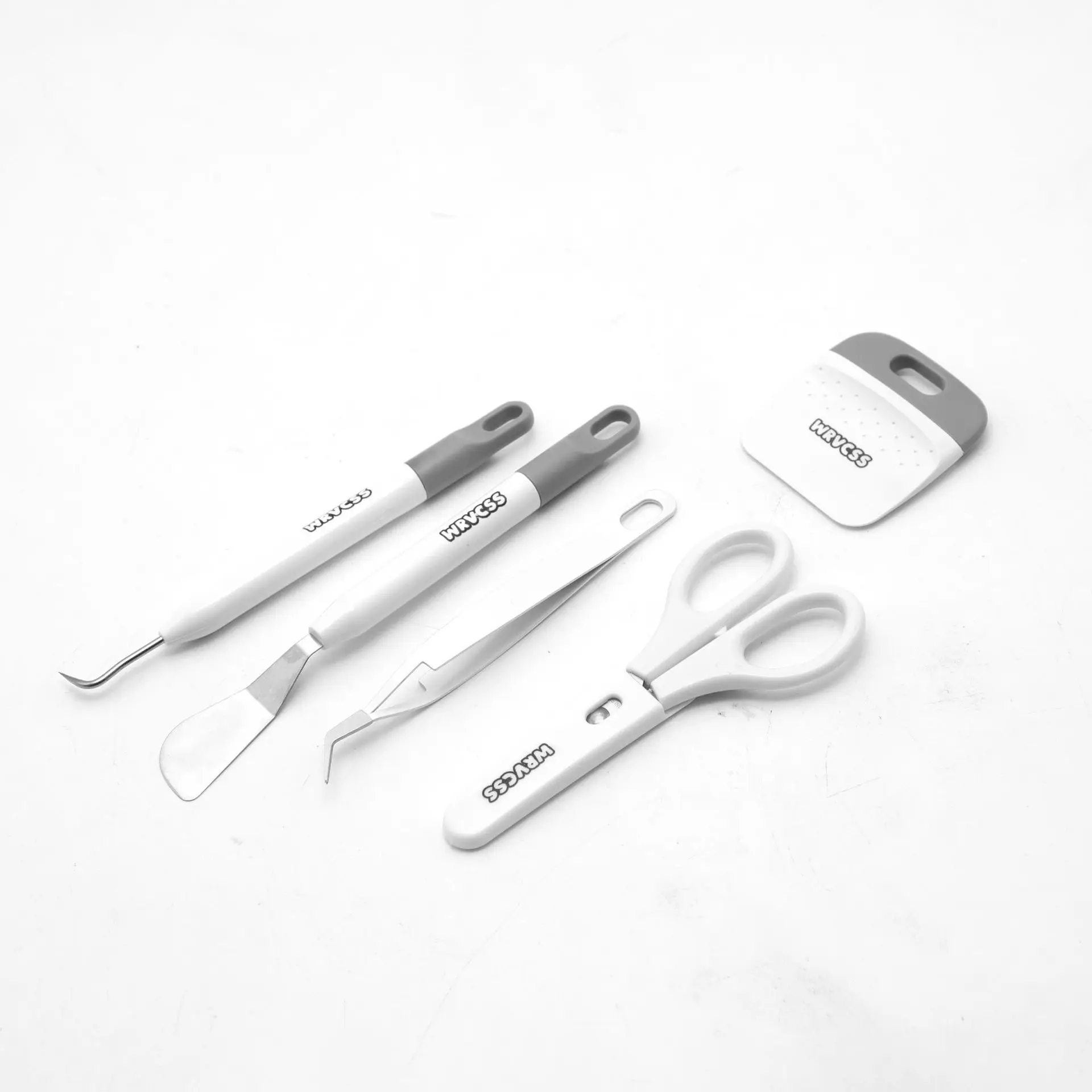 Cross-border hot-selling vinyl weeding tools 5-piece set including plastic storage box DIY relief lettering cutting tools