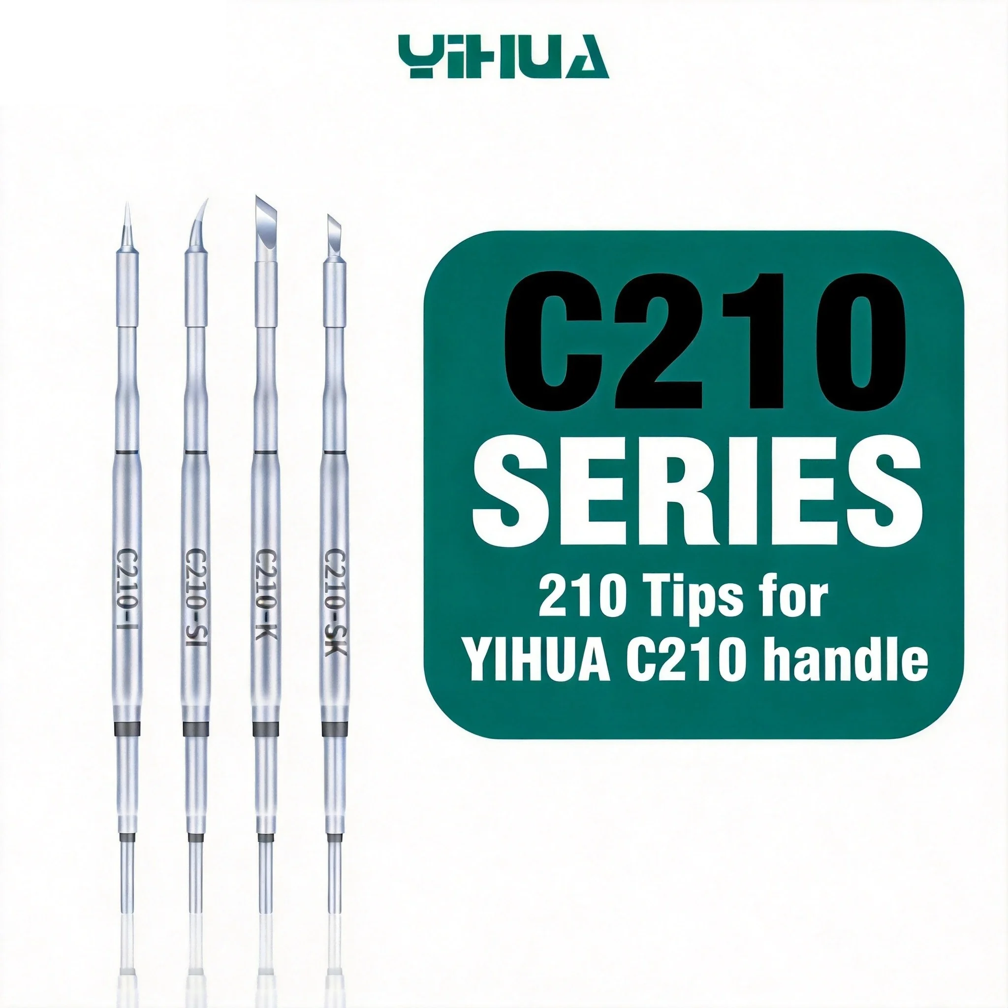 YIHUA C210 Lötspitzen-Heizelement für YIHUA Lötstation 982D-III 982-V 992D-IIII 992D-II C210 Lötkolben