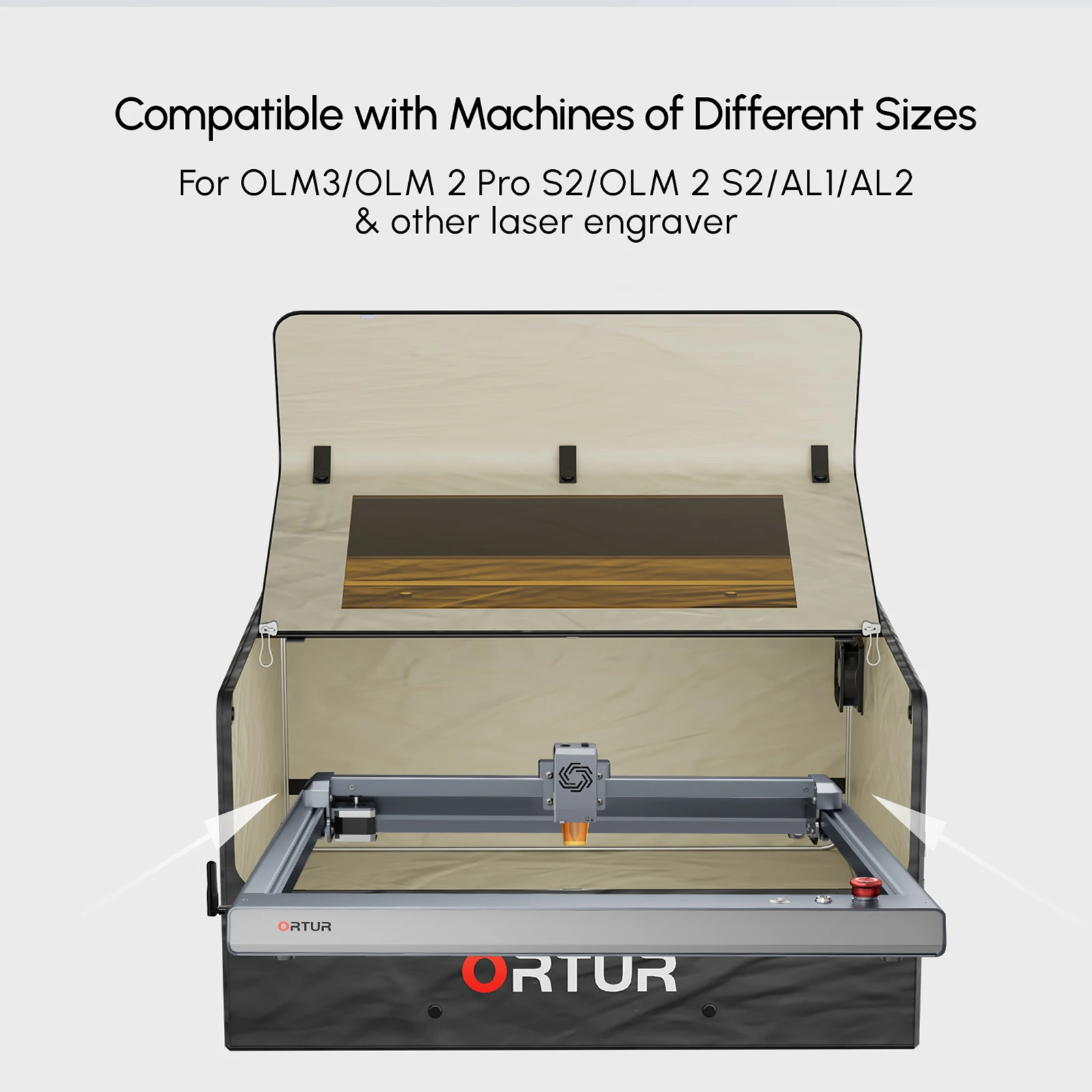 Ortur – boîte ignifuge pour Machine à graver OE2.0, pour AL1, AL2, OLM2-S2, OLM2Pro-S1, OLM2Pro-S2, OLM3