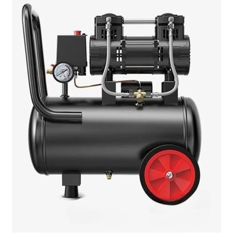 

oil-free silent air compressor, portable high-power fast gas pump 220V