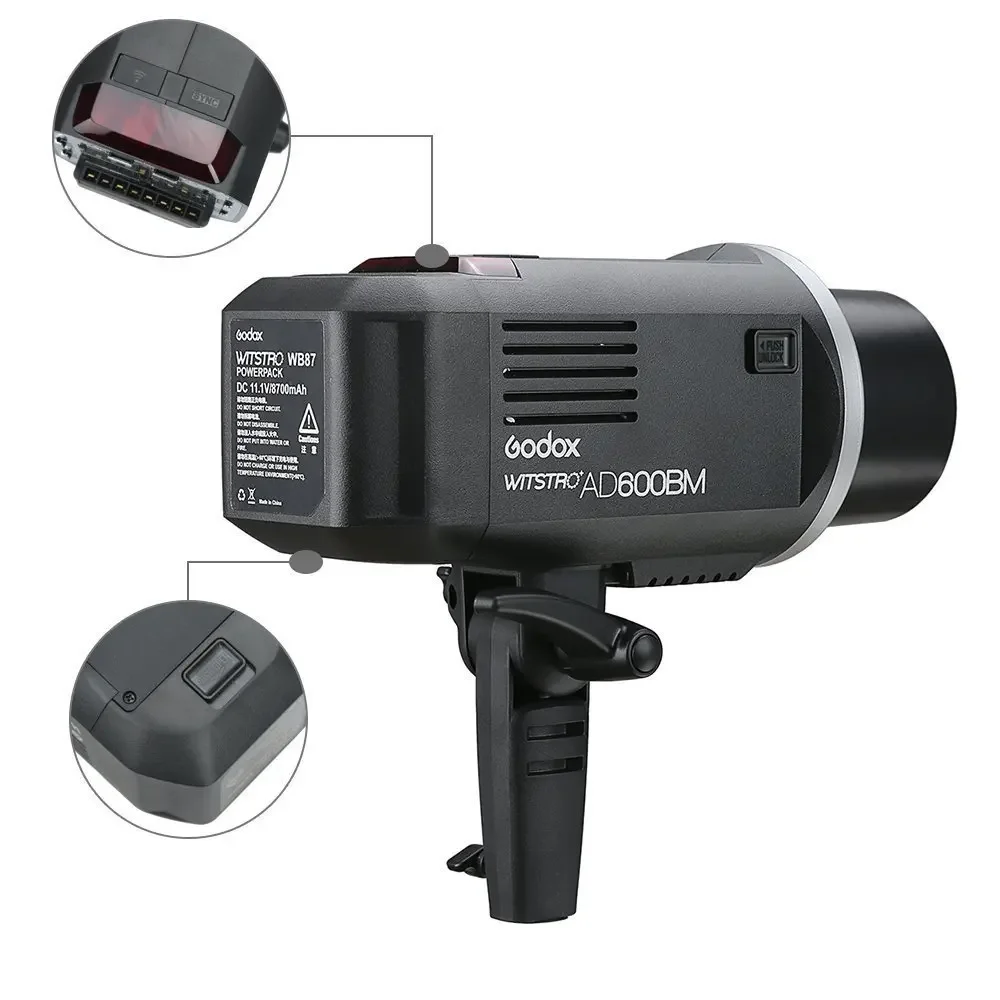 Godox ad600bm tragbare 600w Studio Blitzlicht drahtlose Bowens für DSLR & Telefon im Freien fotografische Beleuchtung