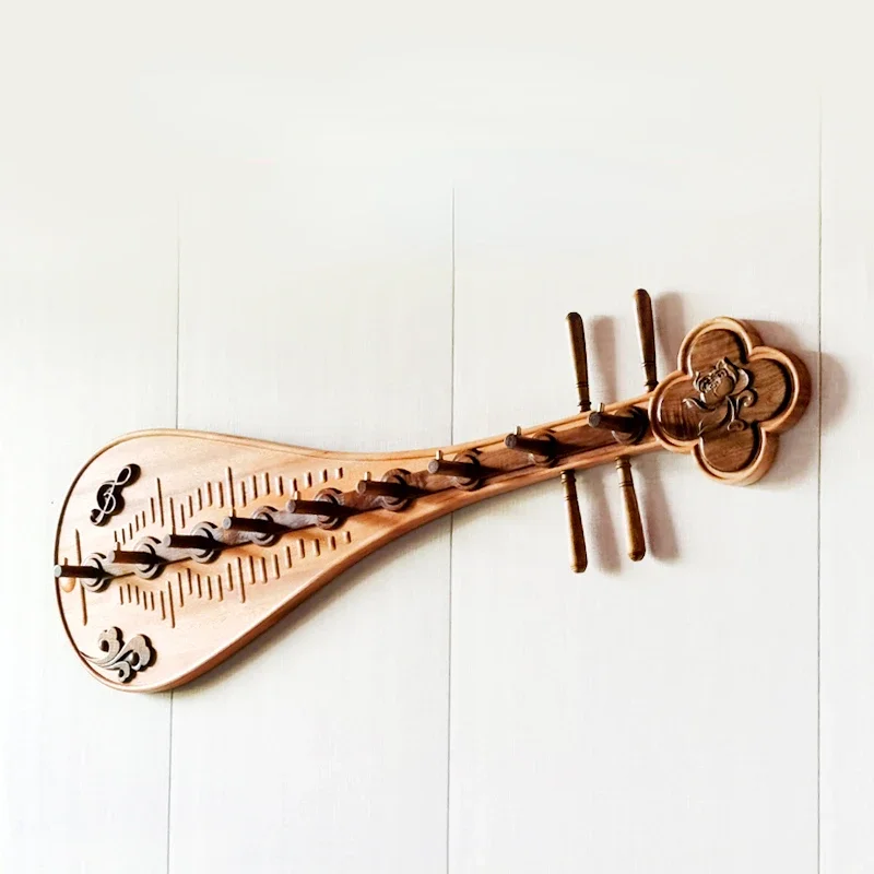 

Creative Solid Wood Wall Hooks, Entrance Porch Bedroom Rack, Wall-Mounted Bag and Hat Hanger, Decorative and Functional