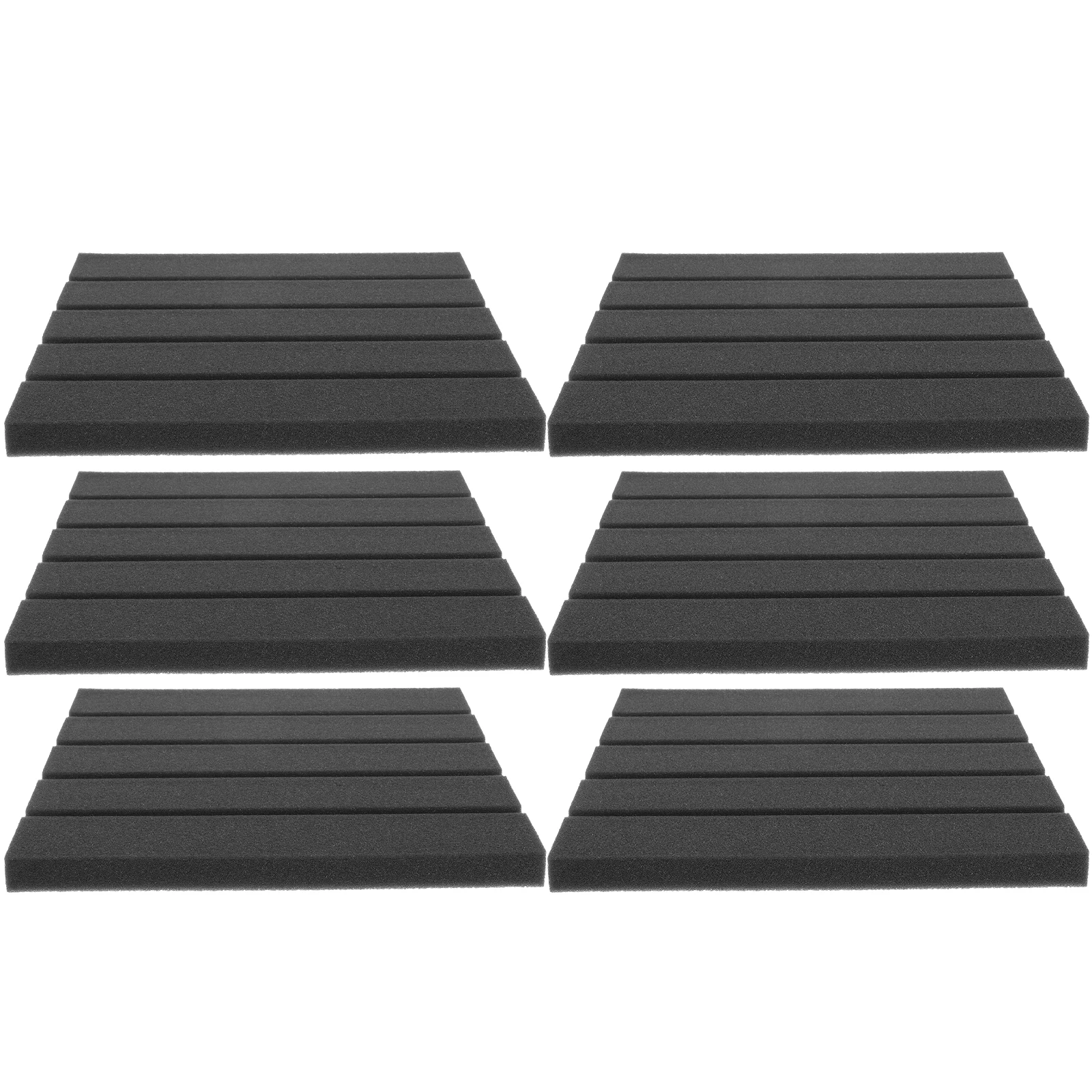 

6 Pcs Soundproofing Panels Sound Absorbing Cotton Acoustic Foam Sound Dampening Material for Music 25x25x2cm High
