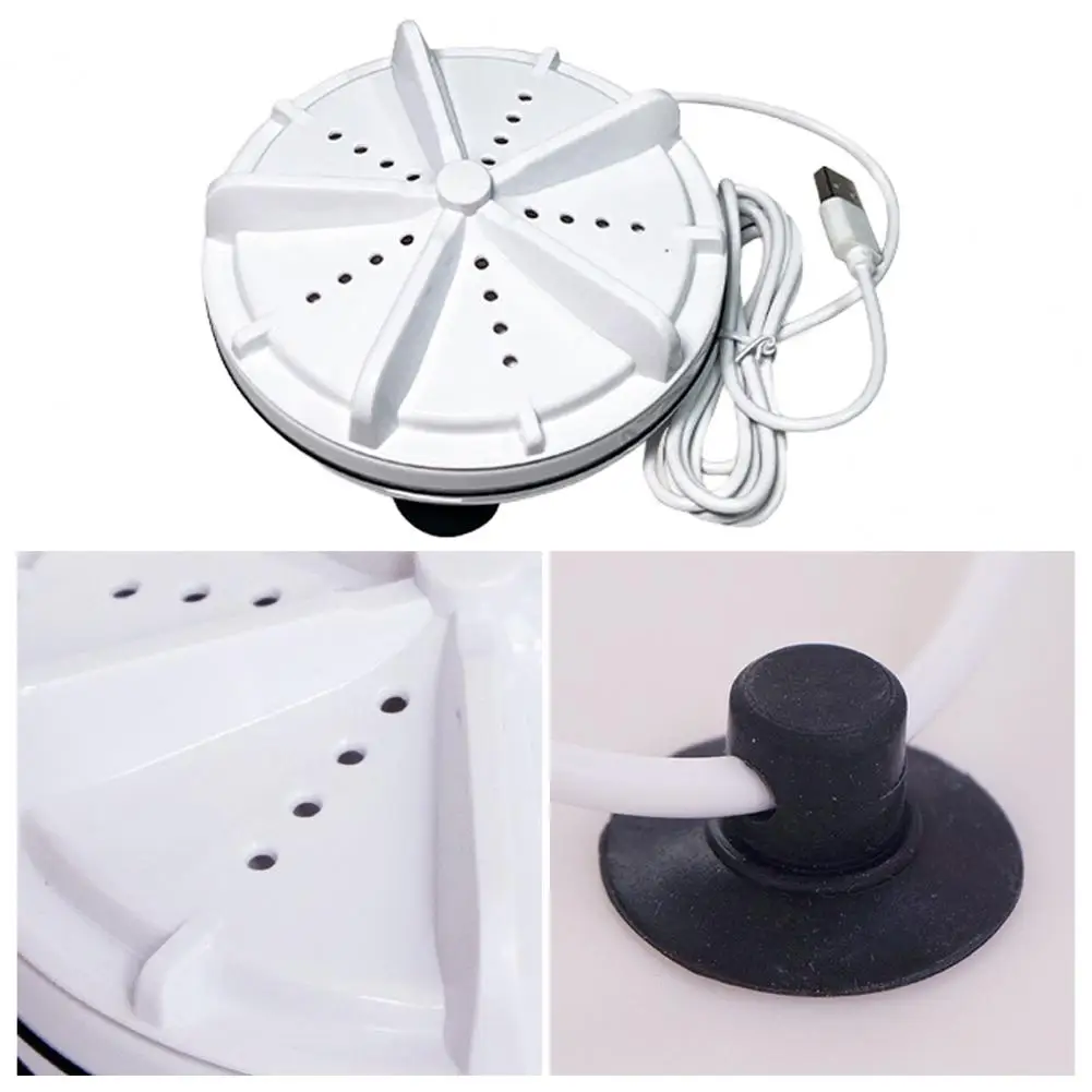 Mini Ultrasonic Washer for Baby Clothes Portable Turbo Washing Machine Hight Power Underwear Socks Business Travel USB Washer