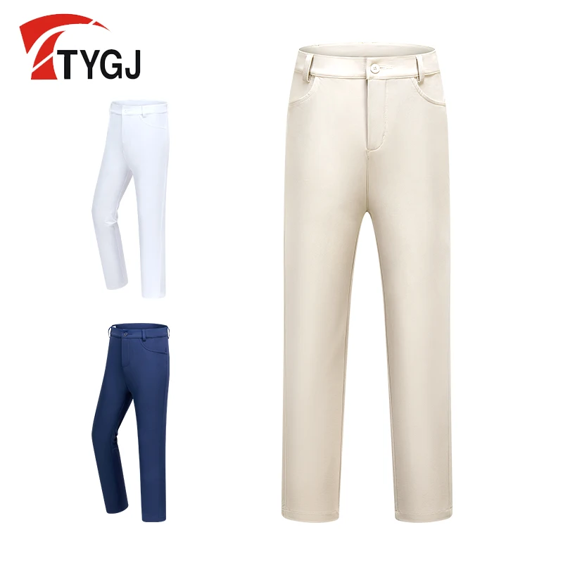 TTYGJ Golf Children's Sports Pants Youth Quick drying Sweat absorbing Boys' Micro elastic Casual Straight Pants