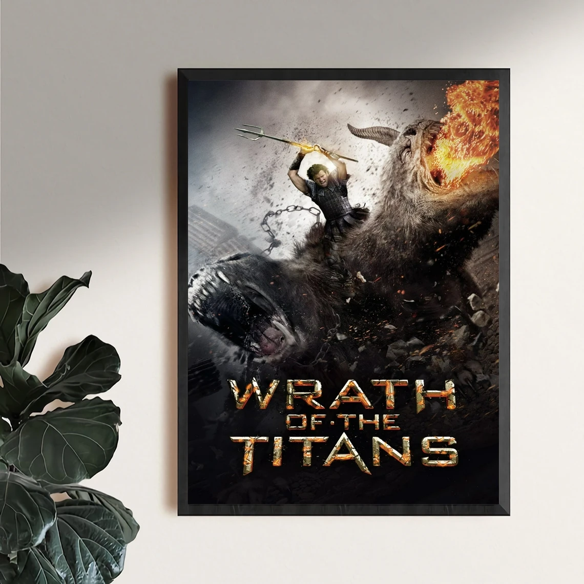 Wrath of the Titans (2012) Movie Poster Star Actor Art Cover Canvas Print Decorative Painting (No Frame)