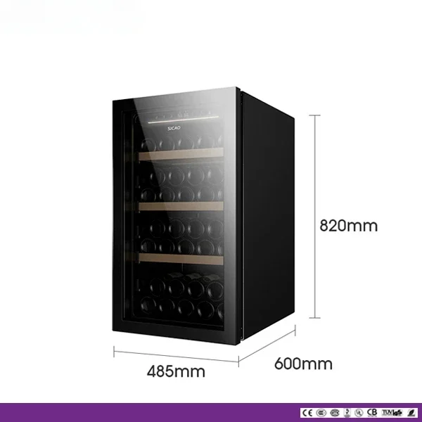 Kulkas Mini Anggur 41 Botol untuk Meja Dapur, Laris Manis