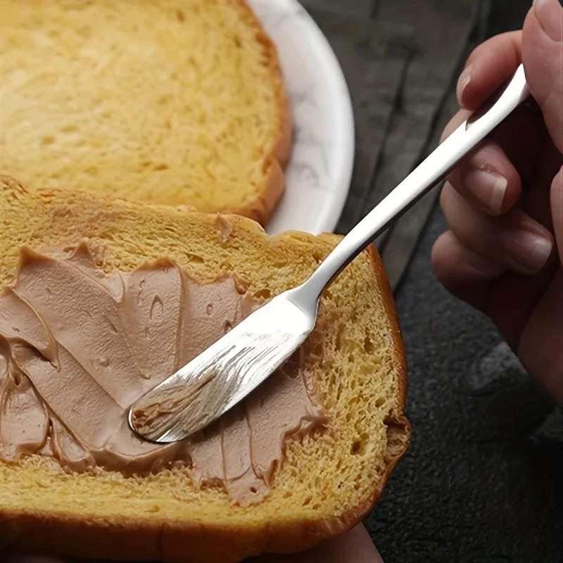 มีดเนยสแตนเลส มีดปาดชีส ด้ามยาว มีดขนมหวาน มีดครีม มีดขนมปัง มีดแยม อุปกรณ์เช็ดทำความสะอาด อุปกรณ์ครัวอเนกประสงค์