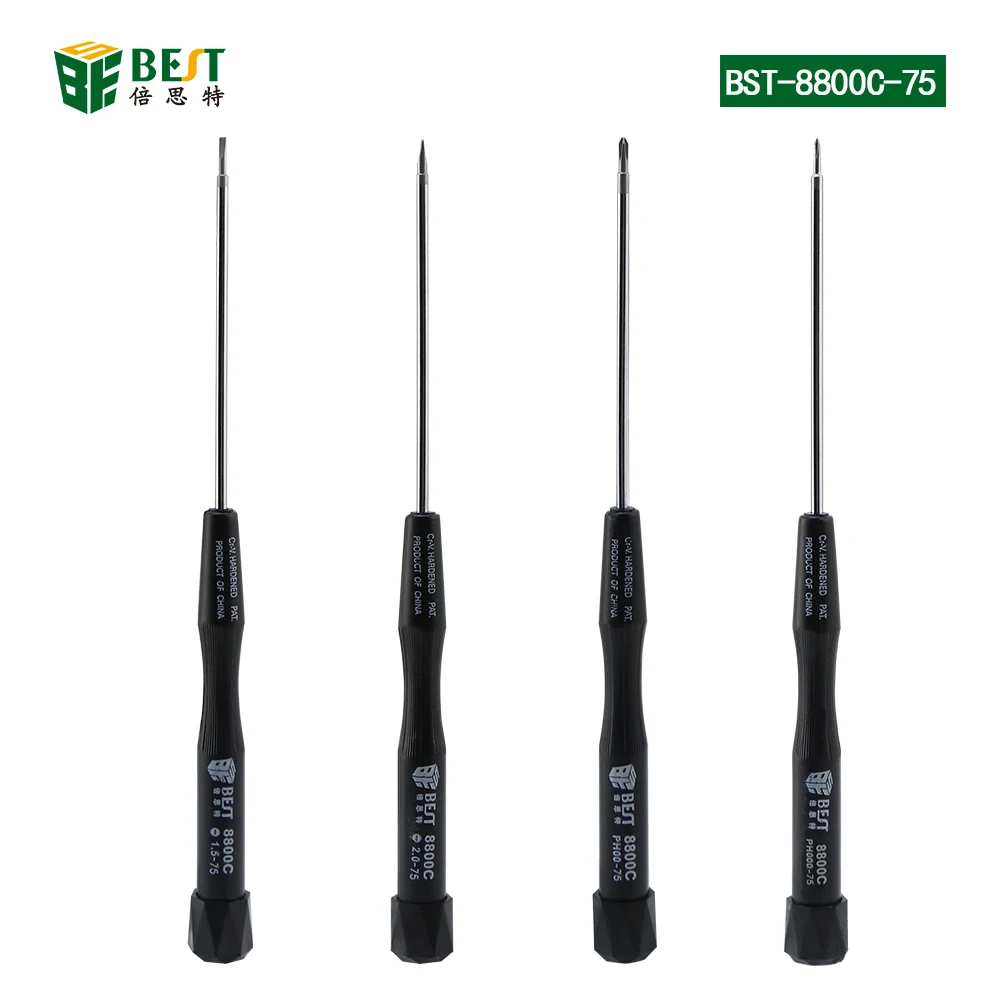 

High Quality 4Pcs for BST-8800C slotted1.5 2.0 PH00 PH000 Precision Screwdriver Repair Tool for Mobile phone Macbook Pro Laptop