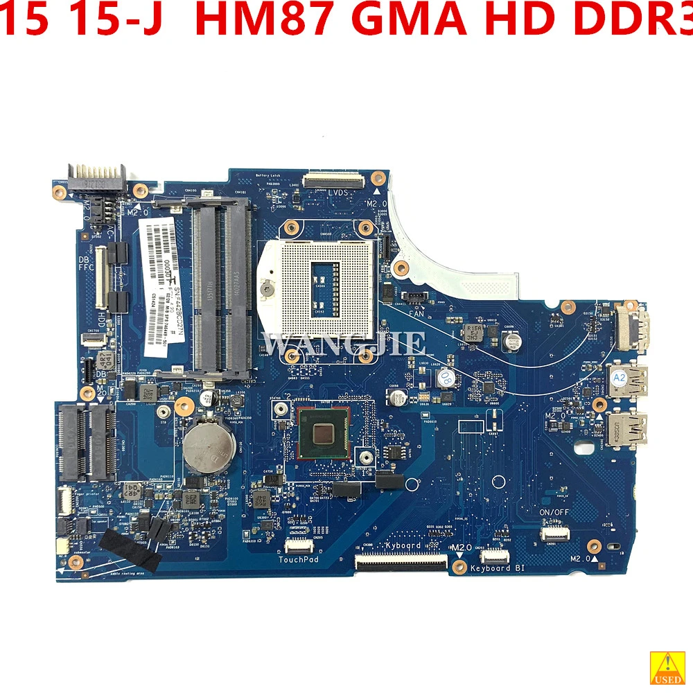 

100% Working 6050A2547701-MB-A02 For Hp Envy 15 15-J Laptop Motherboard HM87 GMA HD DDR3 720565-501 720565-001 746449-501