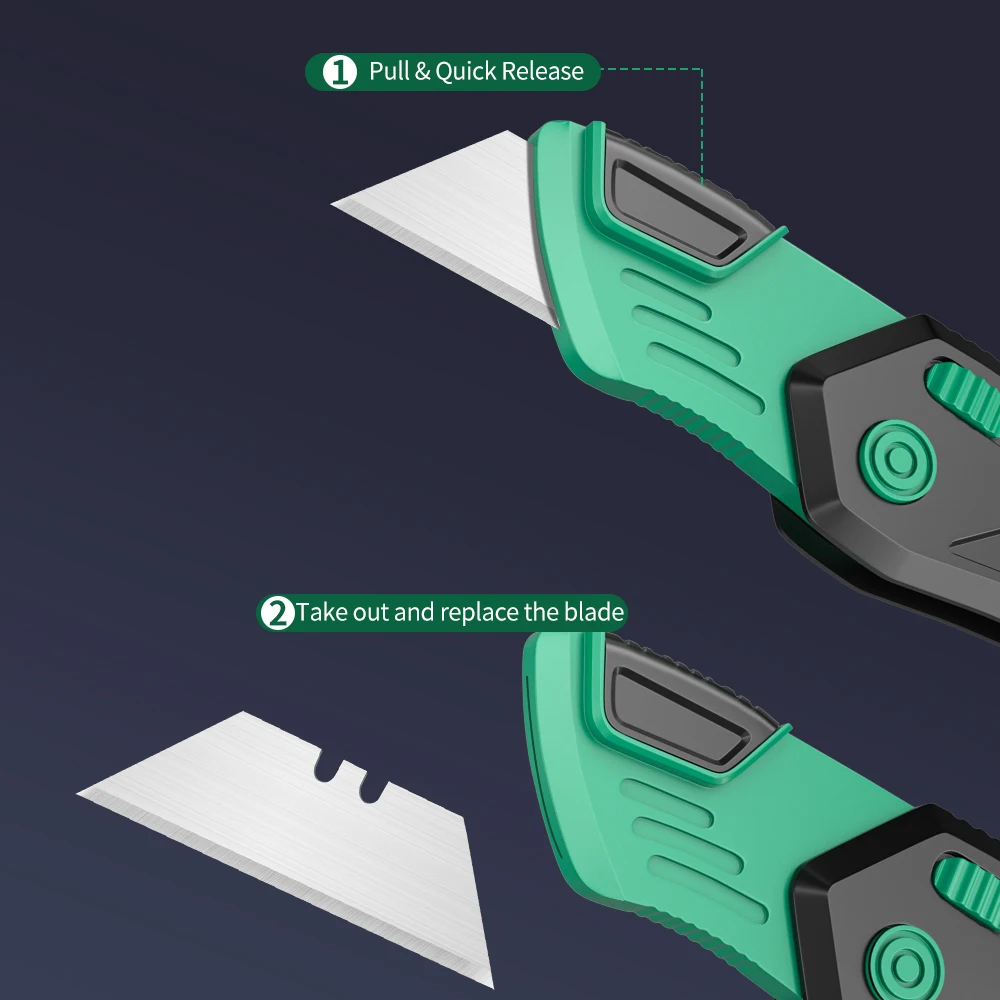 Foldable Art Knife Labor Saving Anti Shock Leather Carpet Cut Multi Function Craft Knife for Model Building Architecture Board