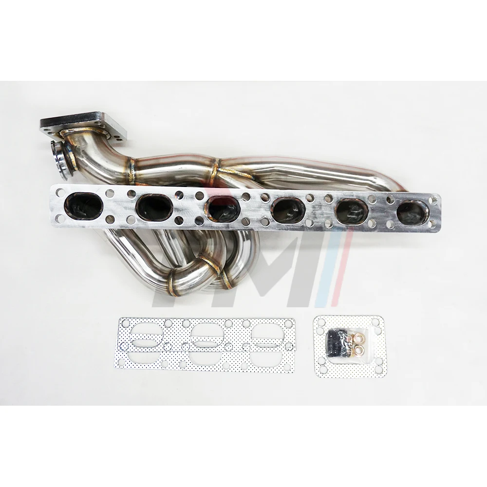 Performance SS304 3.0mm Thick Top Mount Exhaust M50 Manifold For M52 S50 S52 E36 E39 T3/T4 1990-2001