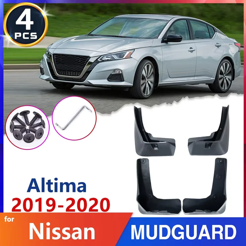 

Car Fender Mud Flap Mudguards for Nissan Altima L34 2019 2020 6th 6 Gen Mudflaps Splash Guards Flaps Auto Car Accessories Goods