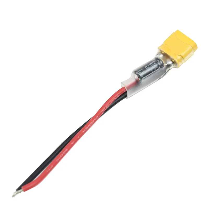 XT30 Plug conector cabo de alimentação com capacitor, RC bateria cabo