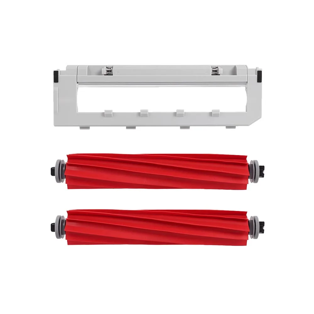 Szczotka główna z pokrywą z wysokiej jakości materiału do Roborock S70 S75 S7 S7Max S7 MAXV Ultra G10 G10S PRO T7S Plus (4pc brush) — Zdjęcie 2 z 2