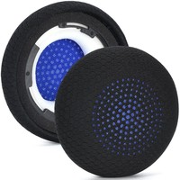 1 pair Replacement Headphone Ear Pads Football Mesh Sponge Foam Headset Earmuff Protein Leather for Anker Powerconf H700 H500