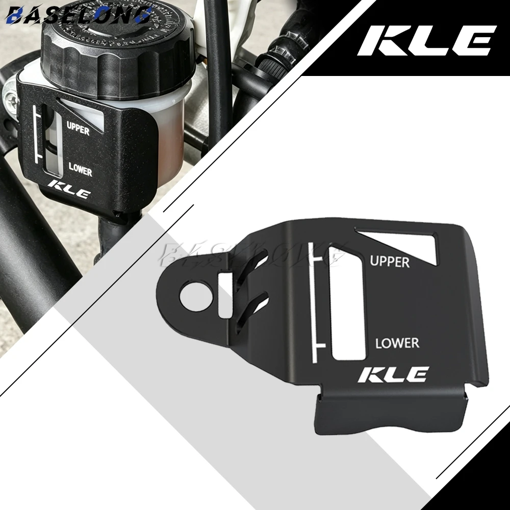 

KLE 500SE CNC Motorcycle Rear Brake Fluid Reservoir Cover Guard Cap Oil Cup Guard For Kawasaki KLE500 KLE 500 SE 2025 2026 2027